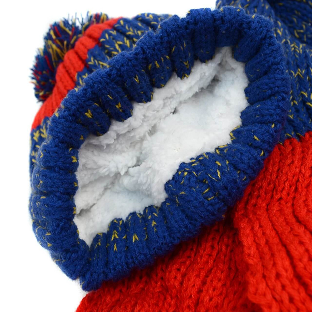 Kayannuo Back to School Clearance Fashion Kids Knitted Wool Scarf Hat  Pompom Cap Set Warm Winter + Face Mask Christmas Gifts