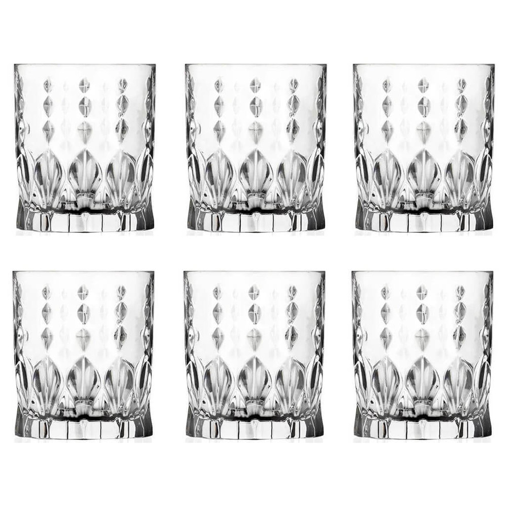 Marilyn Crystal Whiskey Tumbler Drinkware Glasses Set of 6