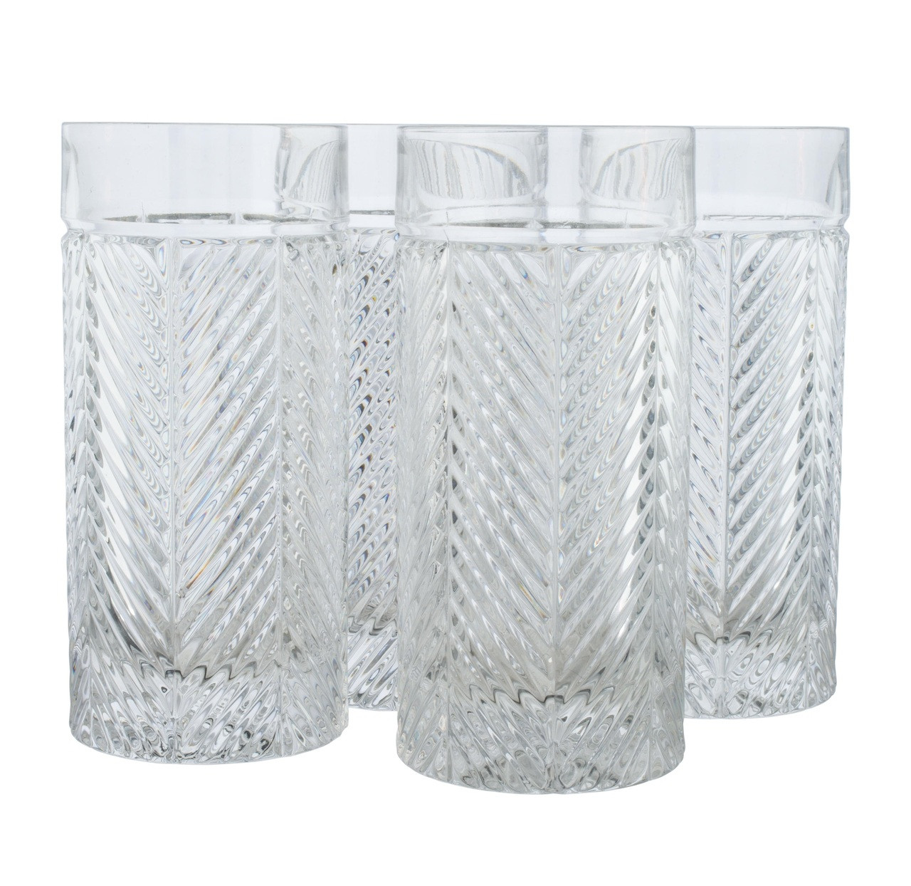 ralph lauren herringbone drinking glasses