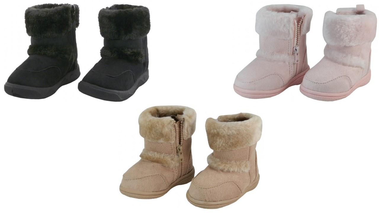 Faux fur kids boots Clearance