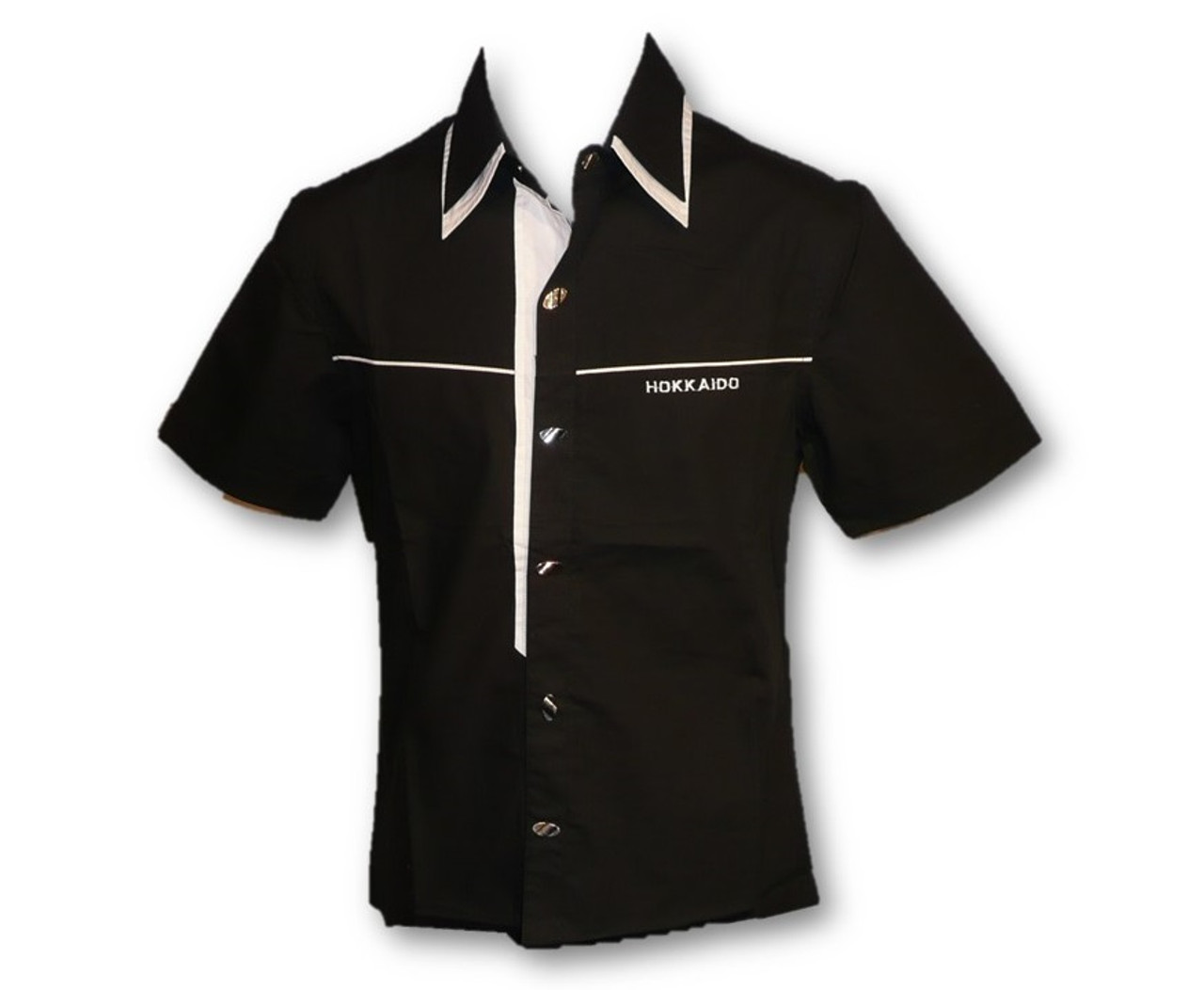 Boys Dress Shirt Short Sleeve Black Size XL