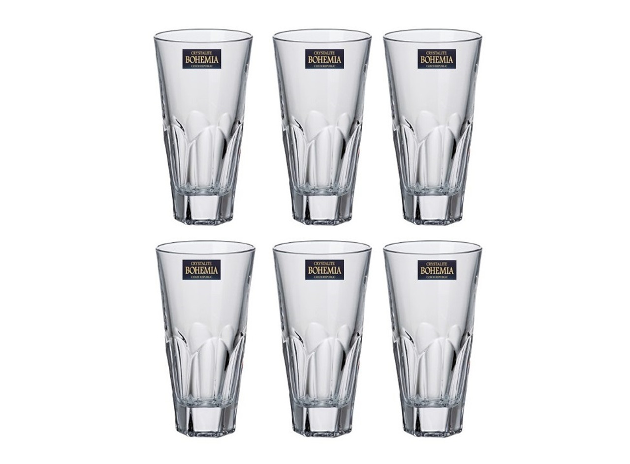 Bohemia Crystal Glass Apollo 480ml (Set of 6pcs) for Water and Soft Drinks