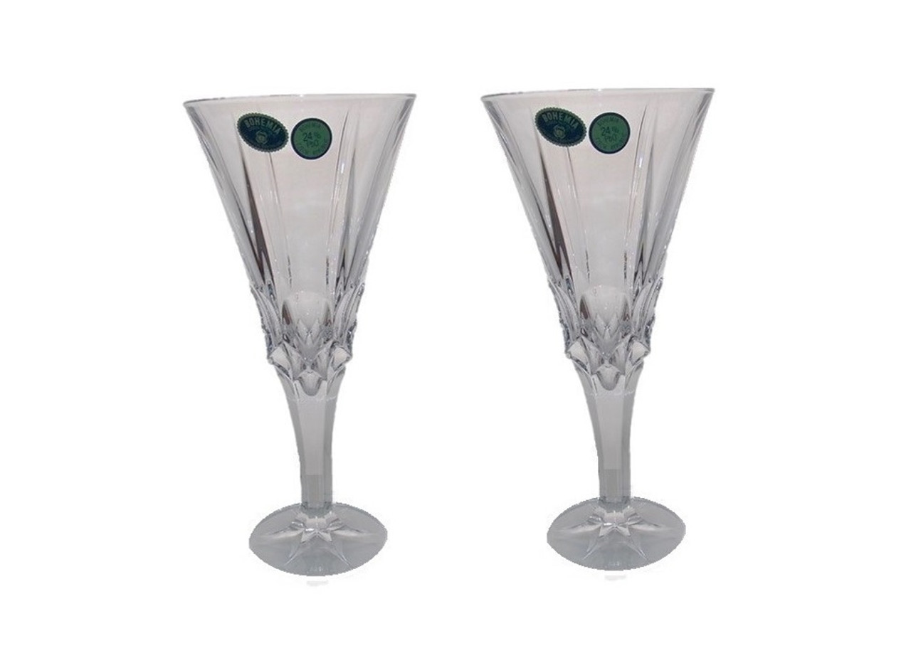 Crystal Champagne Flute Glasses