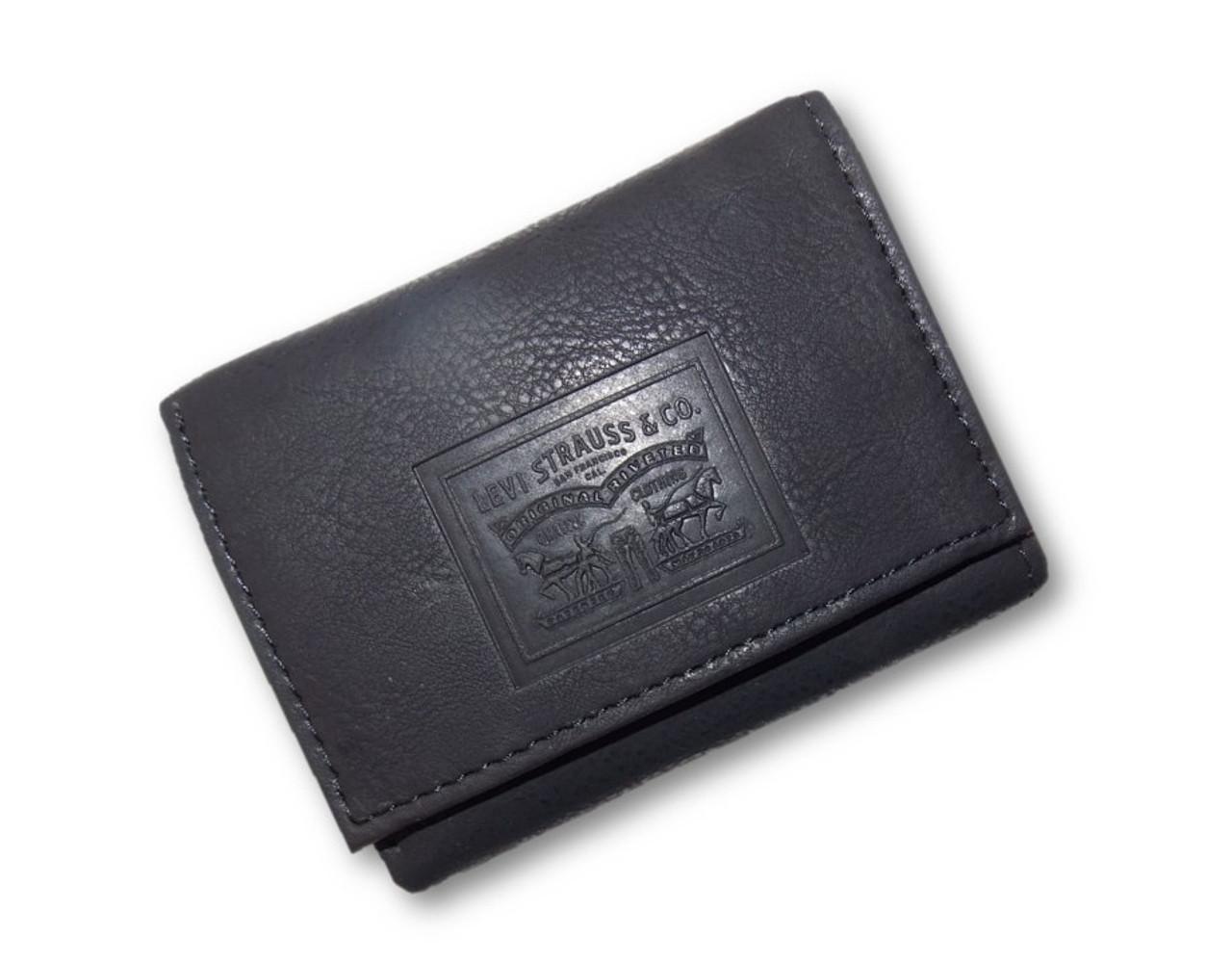 Levi's Levis Mens RFID Leather Trifold Wallet with Interior India | Ubuy