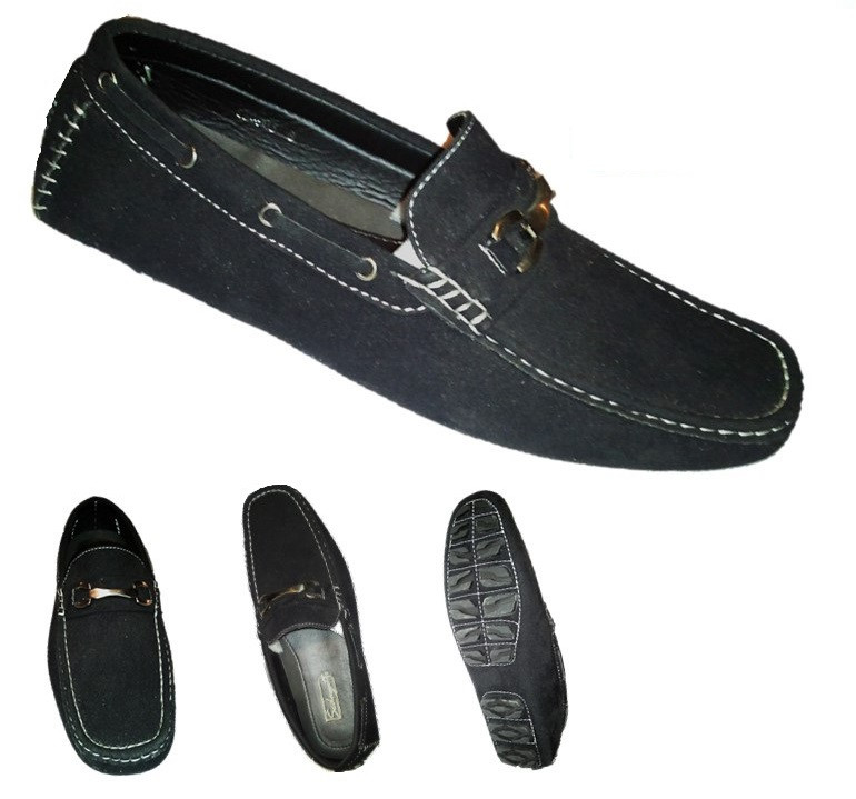 black moccasin shoes