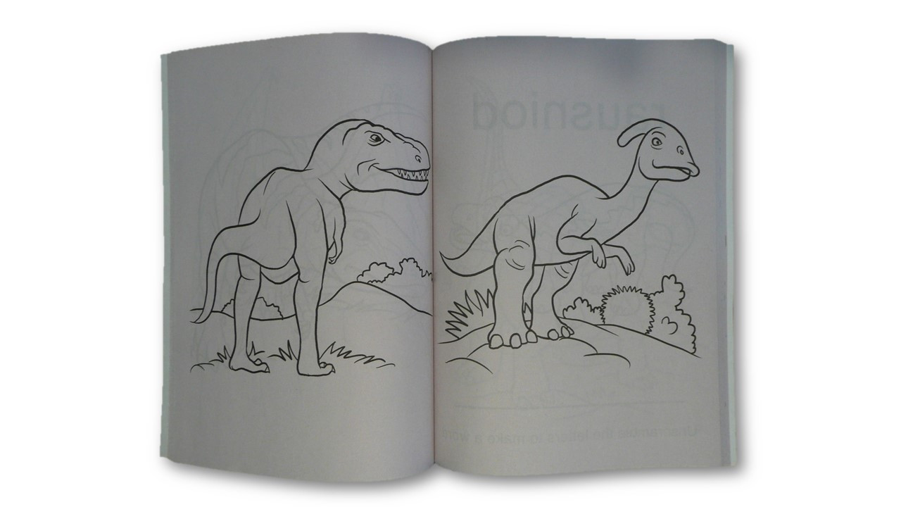 Jumbo Dinosaur Coloring Activity Books For Children