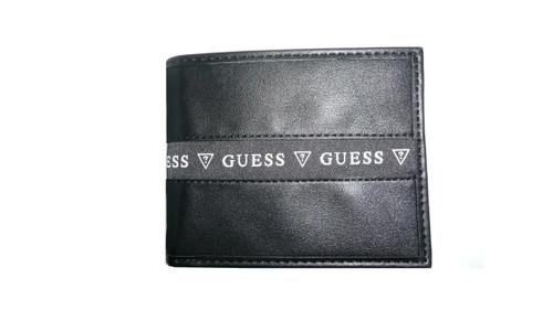 Guess Men's Bishop Bifold Wallet - Black