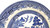 English Pottery Blue Willow Pattern Dish