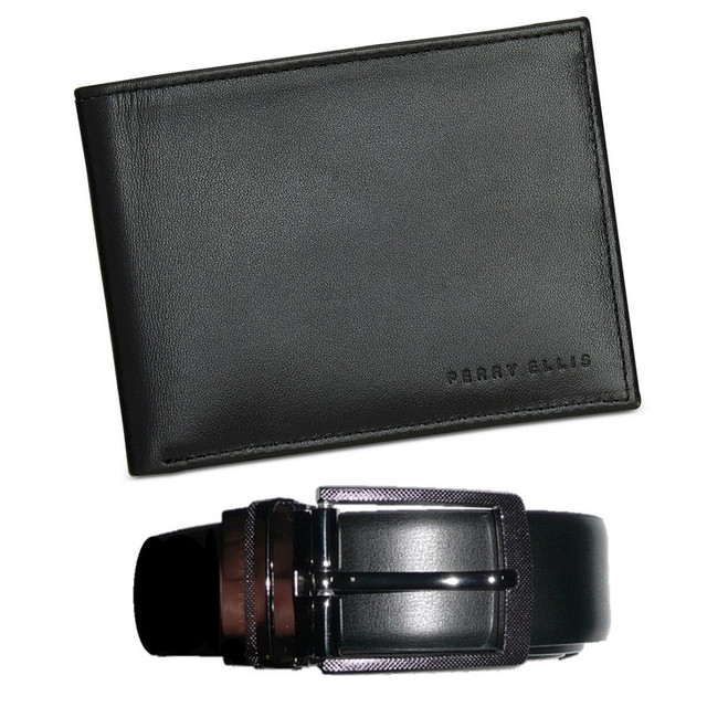 mens designer belt and wallet set