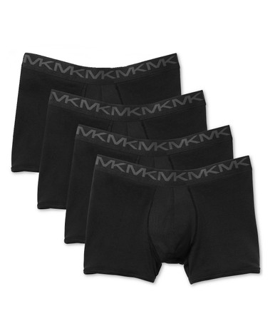 $27 Michael Kors Underwear Men's Black MK Microfiber Logo Boxer Brief Size S