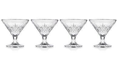 Godinger: Dublin Martini, Set of 4  Shops at the Corning Museum of Glass