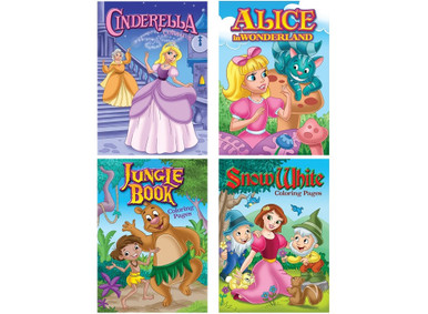 Classic Fairy Tale Coloring Books For Girls