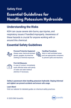 Understanding Potassium Hydroxide: Uses and Safety Guidelines 