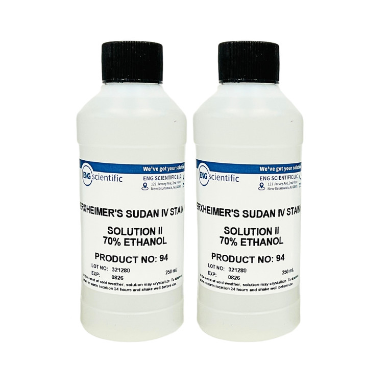 Herxheimer's Sudan IV Stain - Solution II - 70% Ethanol