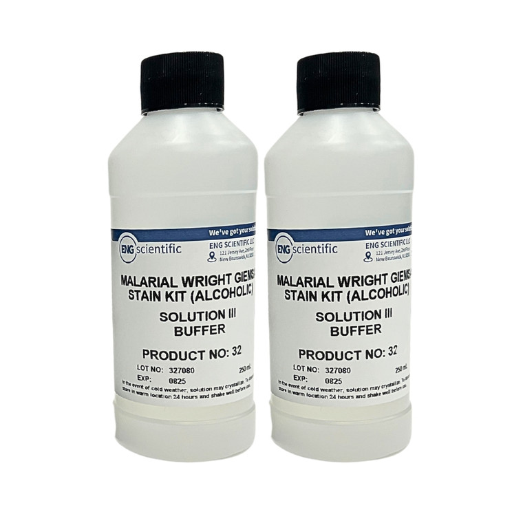 Malarial Wright Giemsa Stain Kit - Solution III - Buffer (950mL)