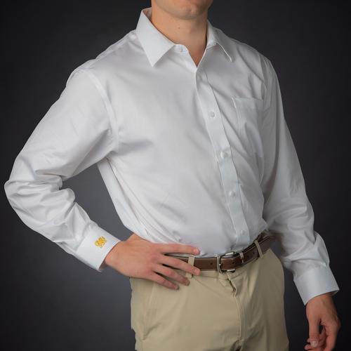 Cambria Collection Men's Executive Twill Shirt - White