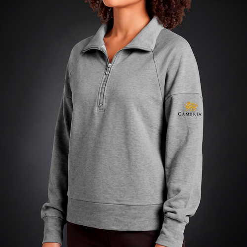OGIO Women’s Luuma 1/2-Zip - Gray