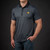 Cambria Collection Men's Black Repeat Polo