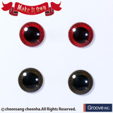ME-004 Eyechip Dark Purple & Moss Green