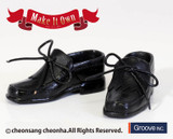 (MS-011)Taeyang Shoes:Tassel Shoes (Black) x Short Boots *