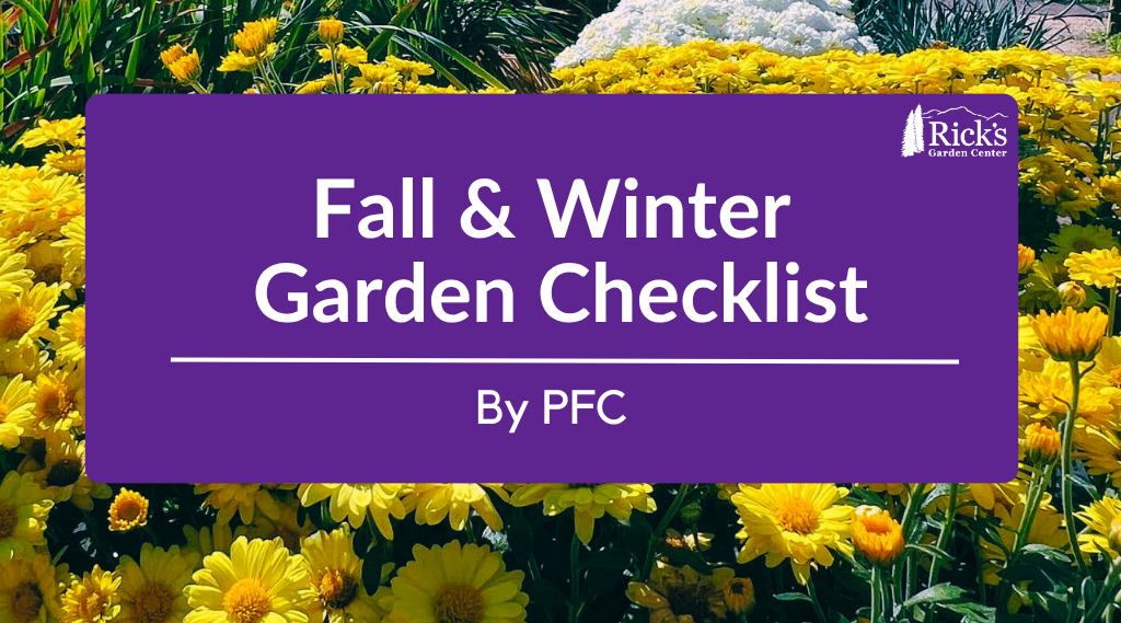 Fall & Winter Garden Checklist