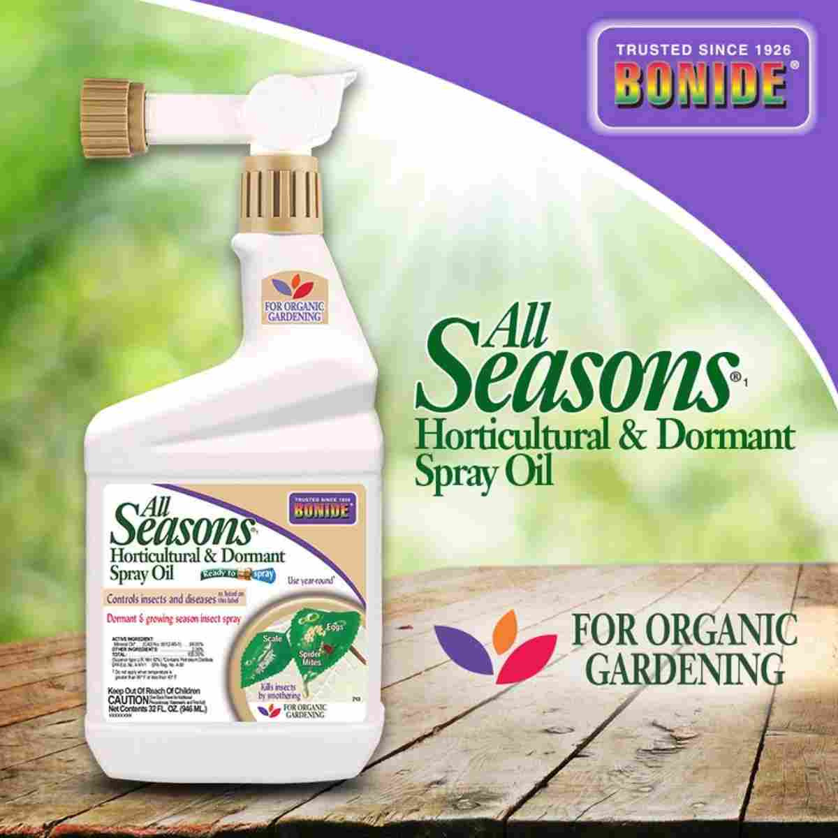 Bonide All-Seasons Horticultural Spray Oil RTS 1Qt 14370