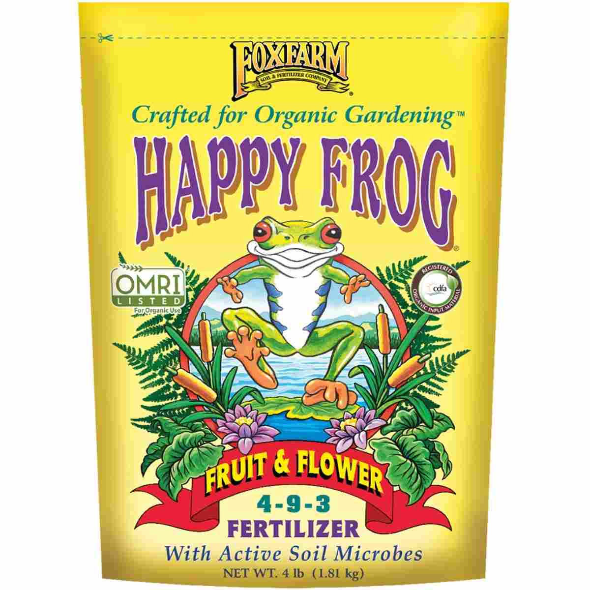 Foxfarm Happy Frog Fruit&Flower 5-8-4 4lb 16312