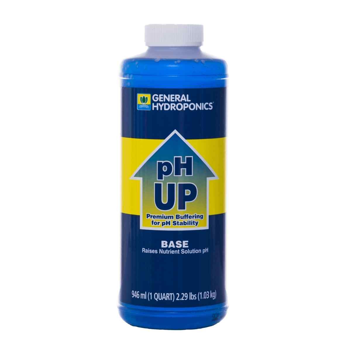 General Hydroponics pH Up Liquid 1qt 16552
