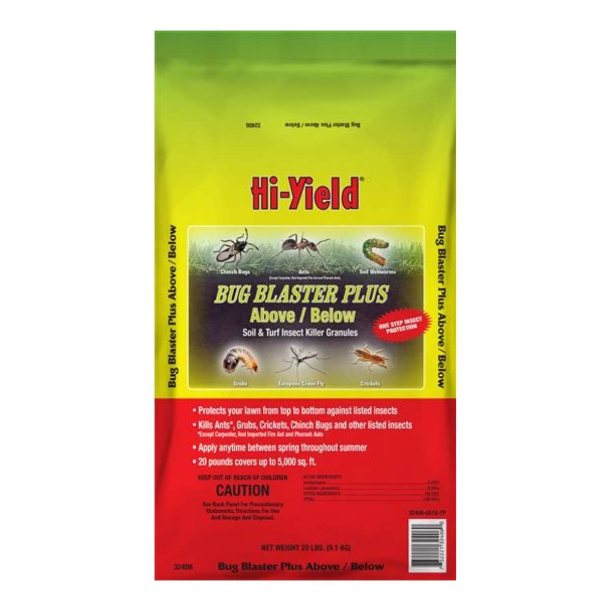 Hi-Yield Bug Blaster+ Above/Below Granules 20lb 17160