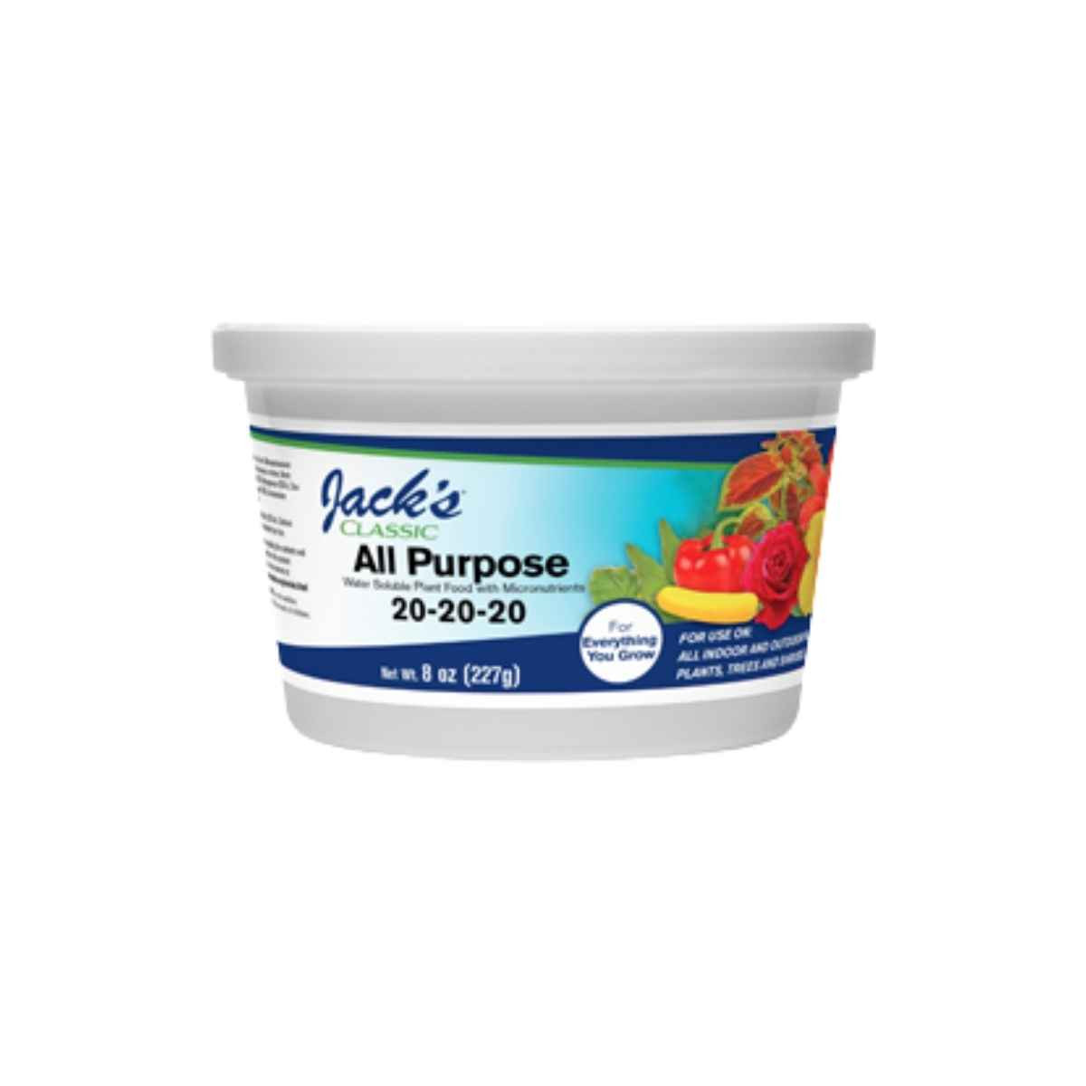 Jack's Classic All Purpose Soluble Plant Food 8oz 17328