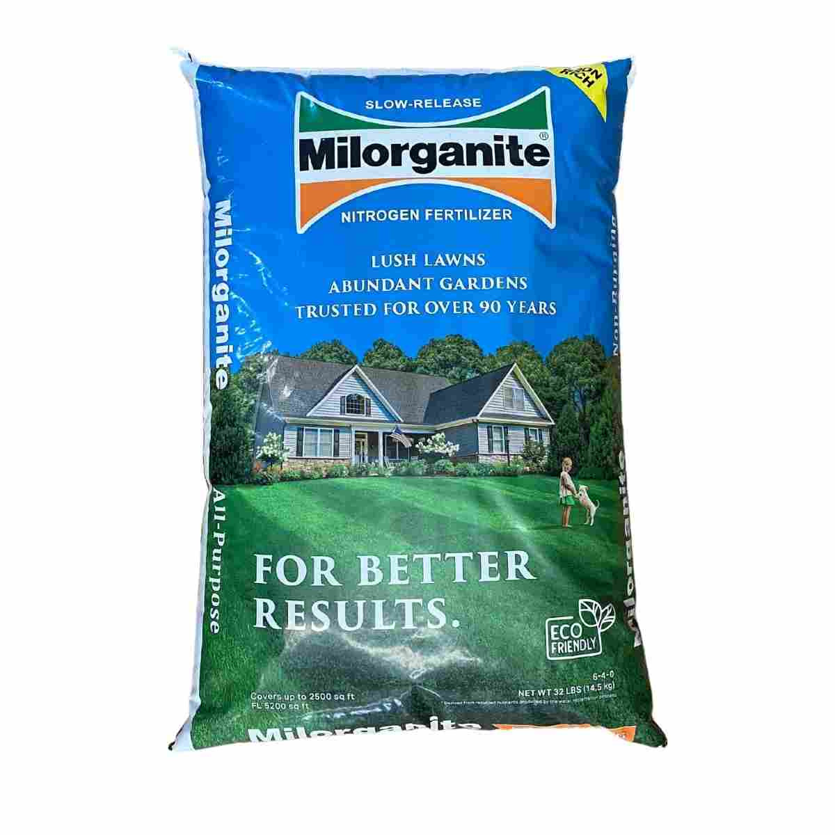 Milorganite Slow Release Nitrogen 6-4-0 32Lb 19207
