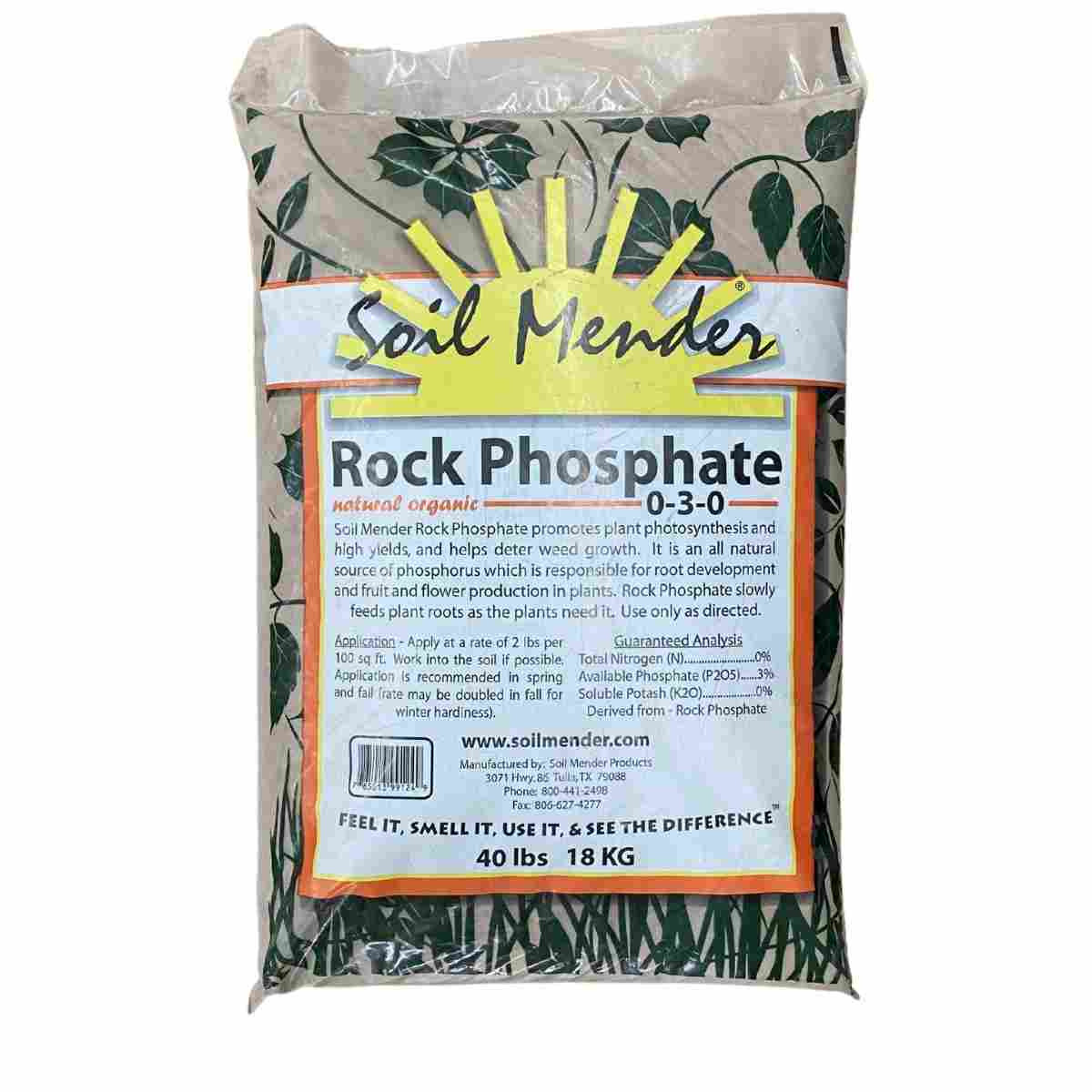 Soil Mender Rock Phosphate 0-3-0 40lb 21181