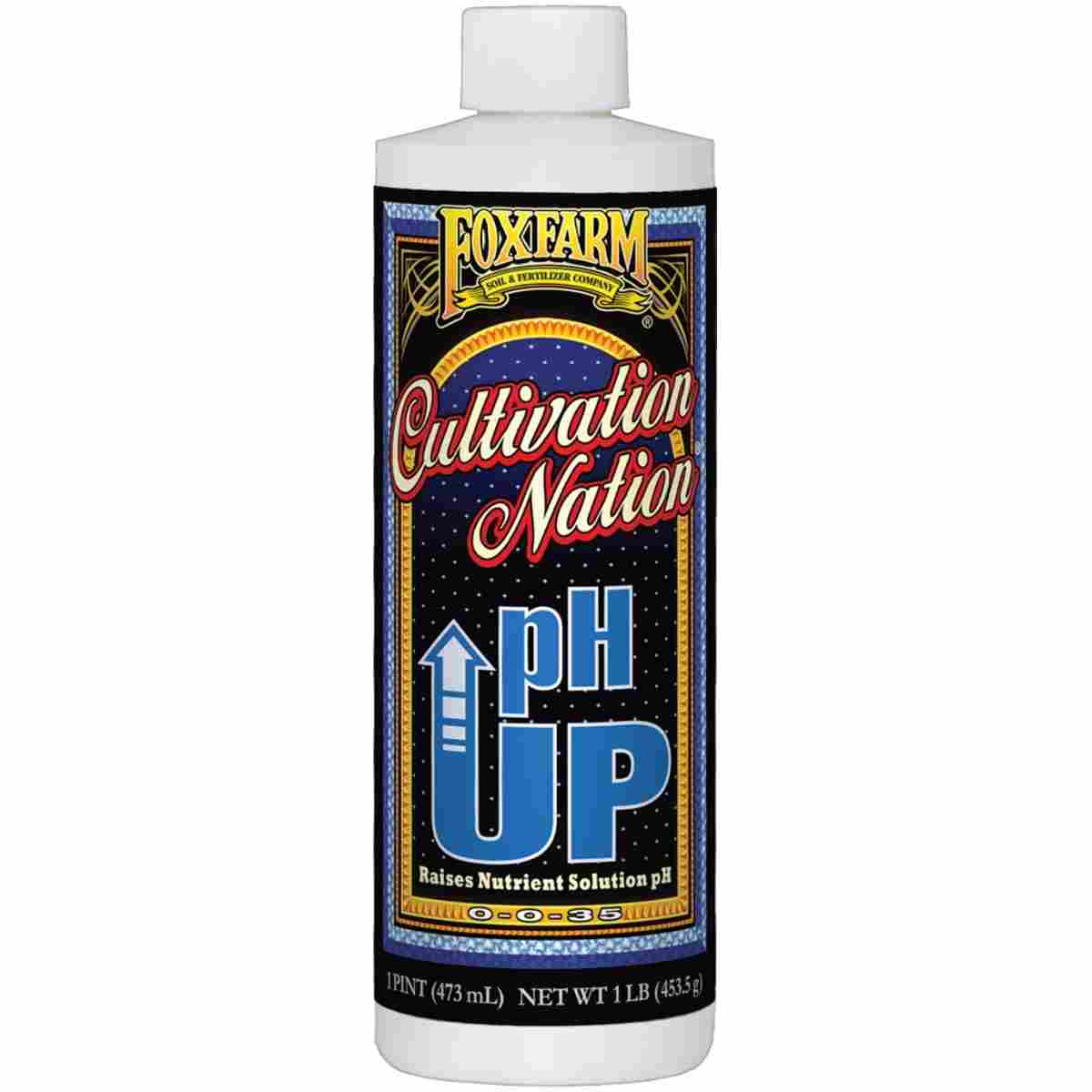 Foxfarm Cultivation Nation pH Up 16oz 23281