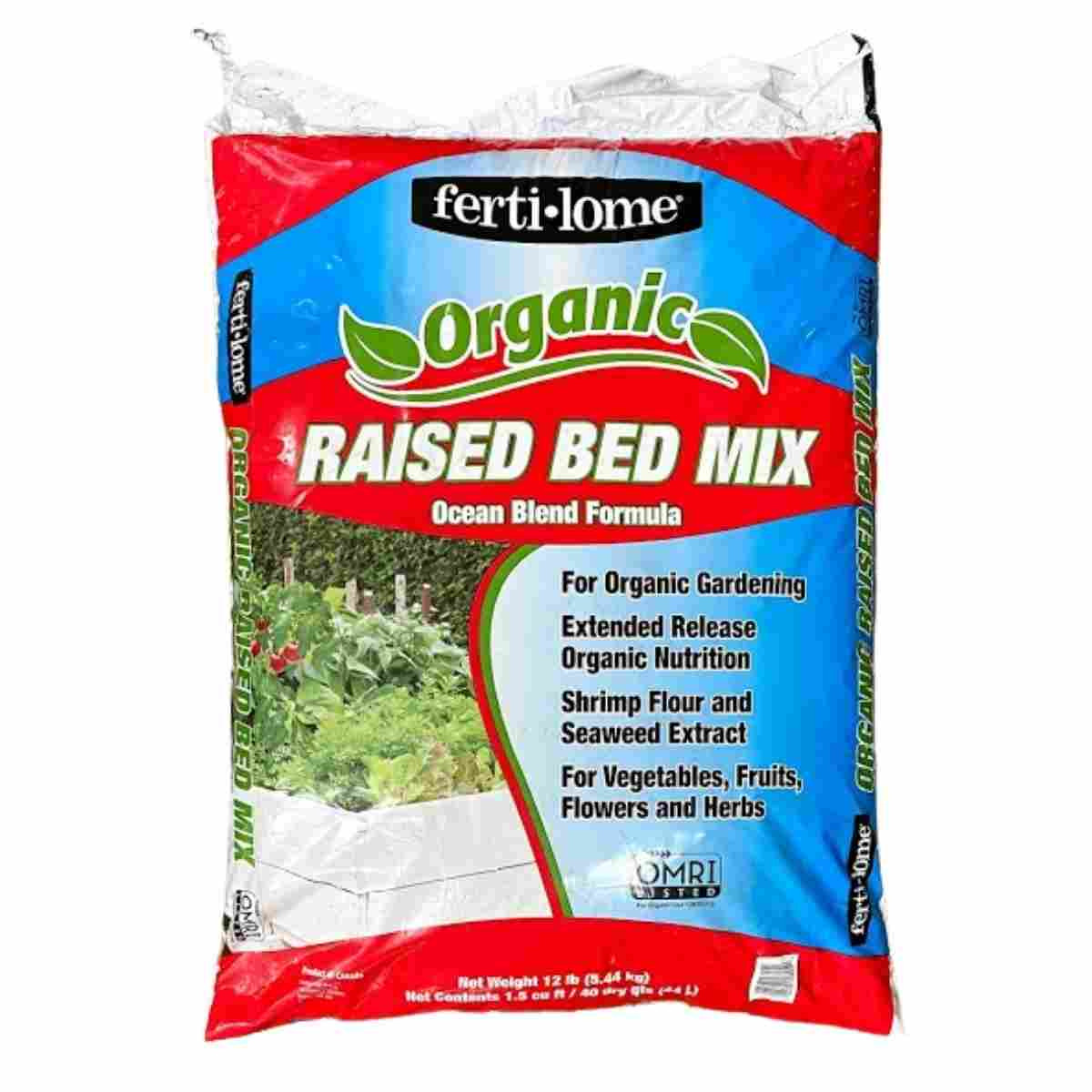 Fertilome Organic Raised Bed Mix 40qt 23306