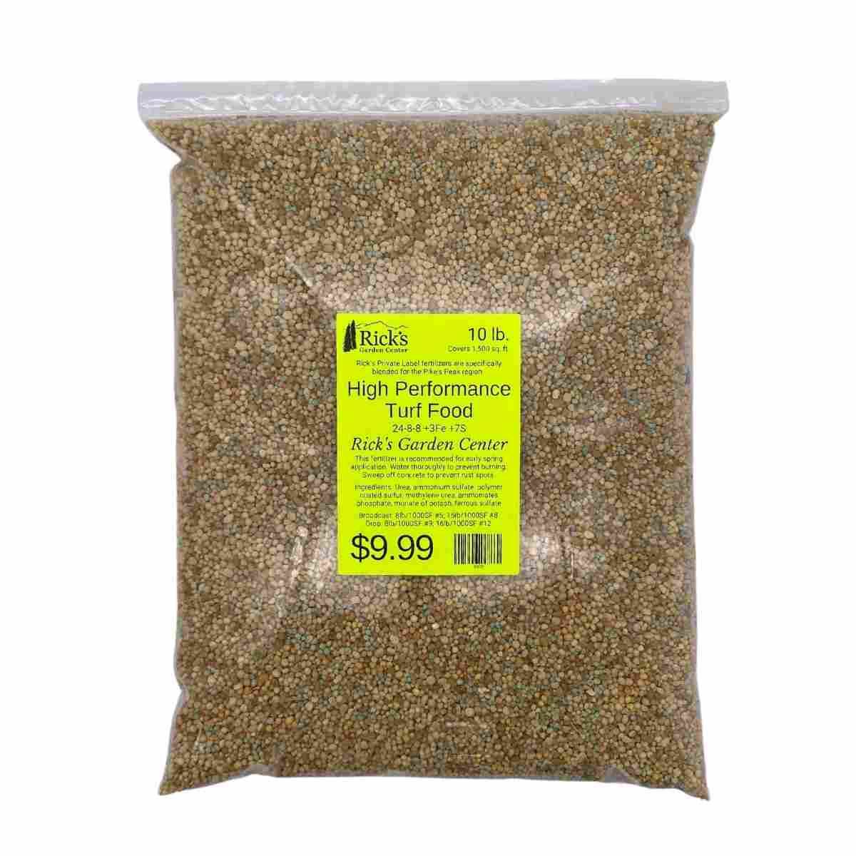 Rick's High Performance Turf Food 24-8-8 10lb 30439