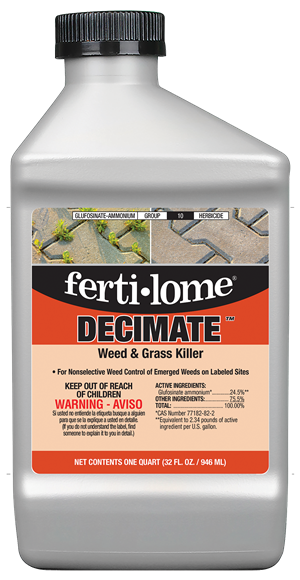 Ferti-lome Decimate Weed & Grass Killer Conc 32oz 38095