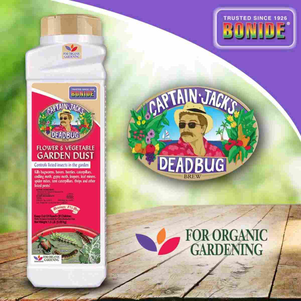 Bonide Cpt Jack Flower & Veg Garden Dust 1.5Lb 14386