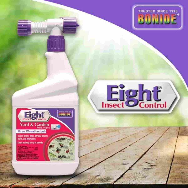 Bonide Eight Insect Control Yard & Garden RTS 32oz 14397