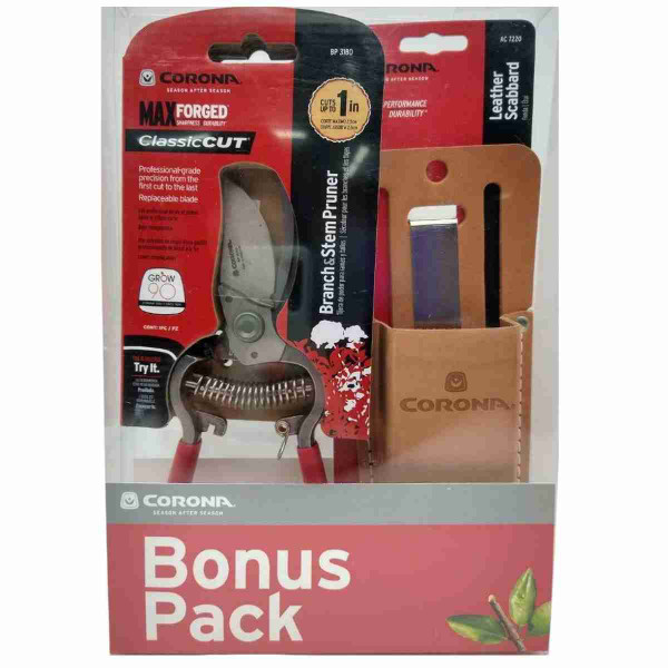 Corona Classic Cut Pruner + Sheath Bonus Pack 15053