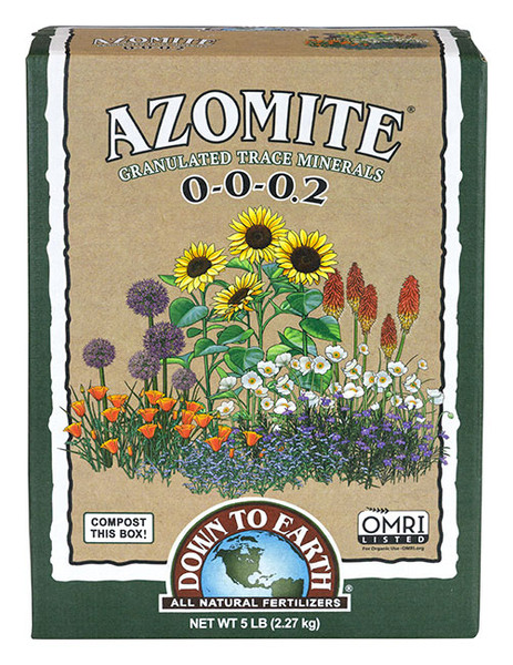 Down to Earth 5lb Azomite Granulated OMRI 38901
