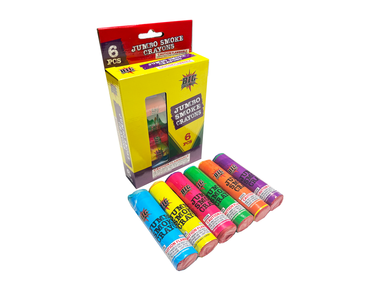 JUMBO SMOKE CRAYONS - Big Fireworks