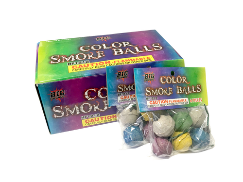 SMOKE BALLS COLOR CLAY 6 - PACK