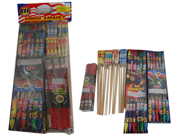 Pro XL Bottle Rockets with Report - Keystone Fireworks