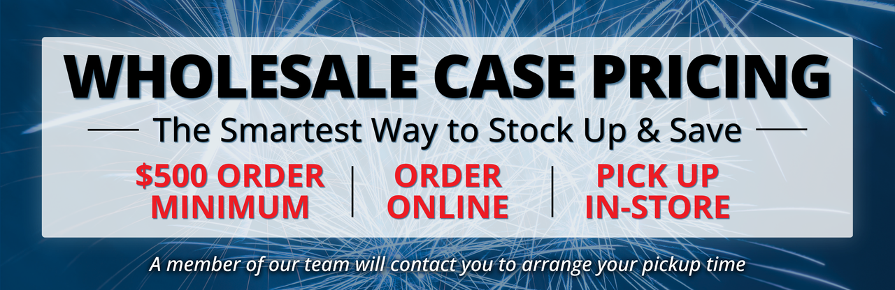 Wholesale Case Pricing - The Smartest Way to Stock Up & Save - $500 Order Minimum - Order Online - Pick Up In-Store - A member of our team will contact you to arrange your pickup time