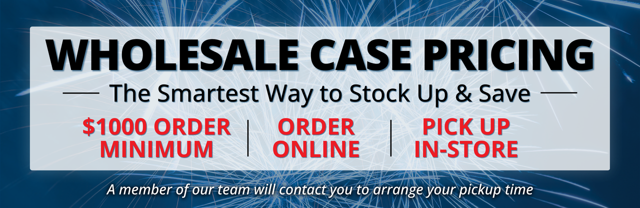 Wholesale Case Pricing - The Smartest Way to Stock Up & Save - $1000 Order Minimum - Order Online - Pick Up In-Store - A member of our team will contact you to arrange your pickup time