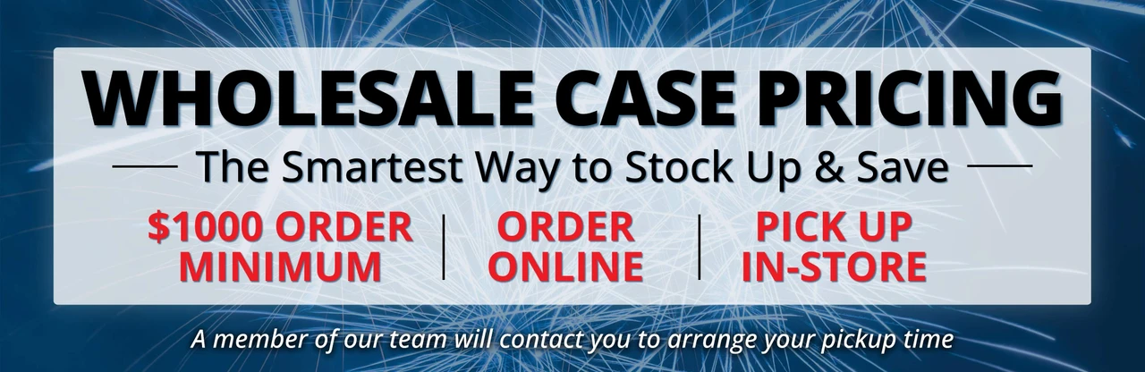 Wholesale Case Pricing - The Smartest Way to Stock Up & Save - $1000 order minimum - order online - pick up in-store - A member of our team will contact you to arrange your pickup time