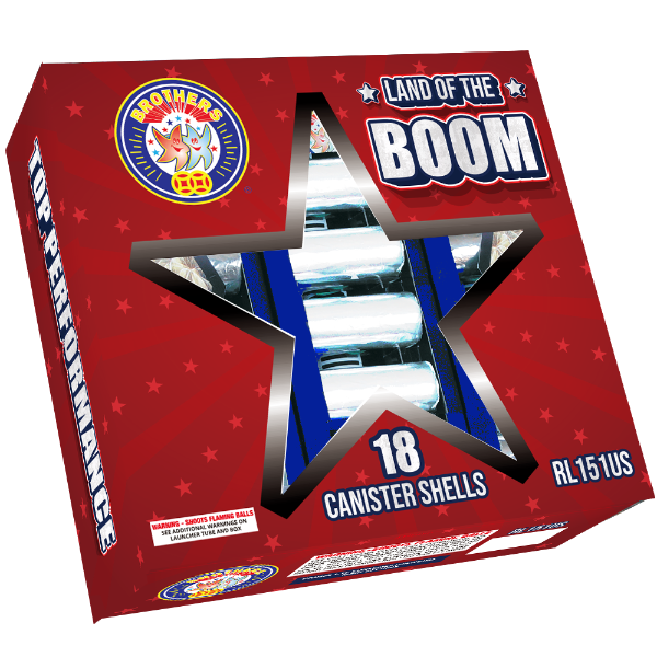 Land of the Boom | 60 gram canister shells | Columbia MO