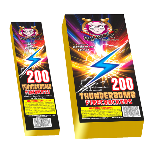 Thunderbomb Firecrackers 200s