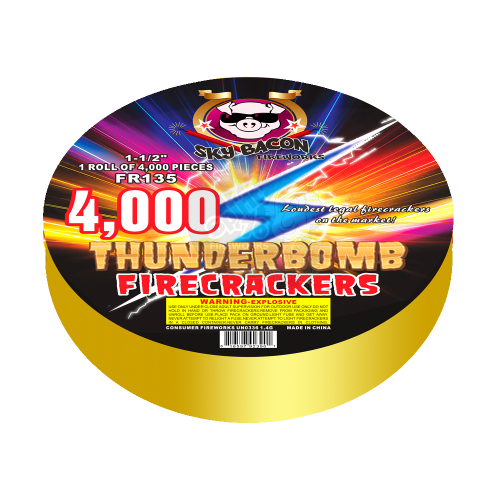 Thunderbomb Firecrackers 4000s