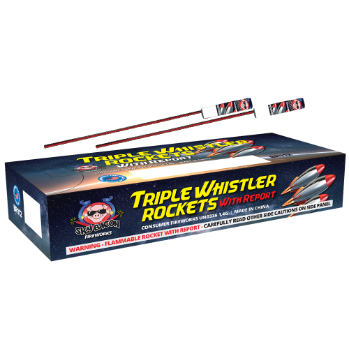 Triple Whistler Rocket w/ Report